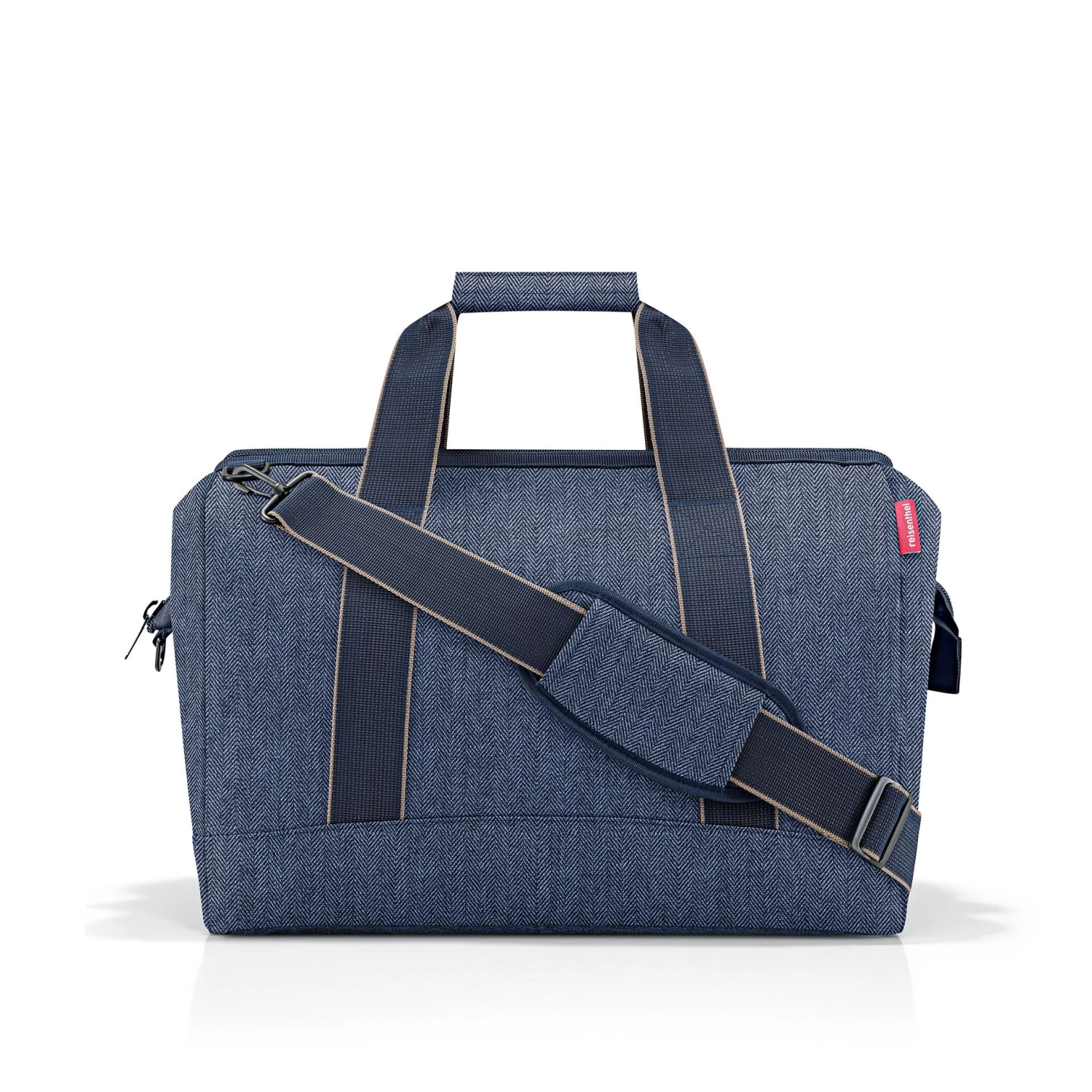 Reisenthel Allrounder L Travelling 30 Liter - Herringbone Dark Blue 1 Reisenthel Allrounder L Travelling 30 Liter - Herringbone Dark Blue