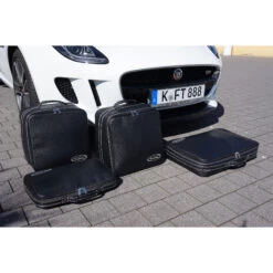 Jaguar F-Type (EU) Cabrio Bis 5/2016 - 4tlg. Kofferset Kofferraum - Silbergraue Naht/Futter Grau -Ausgewählte Reisespeichergeschäfte 1050632 6