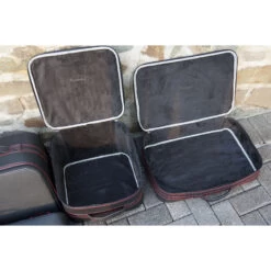 Jaguar F-Type Cabrio Ab 06/2016 (EU) - 4tlg. Kofferset Kofferraum - Silbergraue Naht/Futter Grau -Ausgewählte Reisespeichergeschäfte 1050637 DSC03977