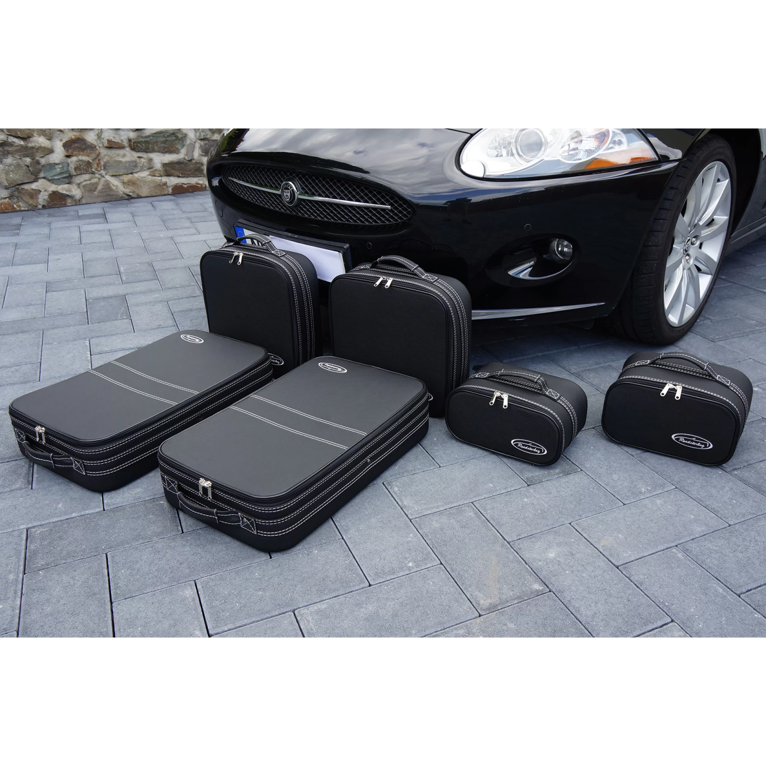 Jaguar XK/XKR Cabrio - 6tlg. Kofferset Kofferraum 2 Jaguar XK/XKR Cabrio - 6tlg. Kofferset Kofferraum – Bild 2