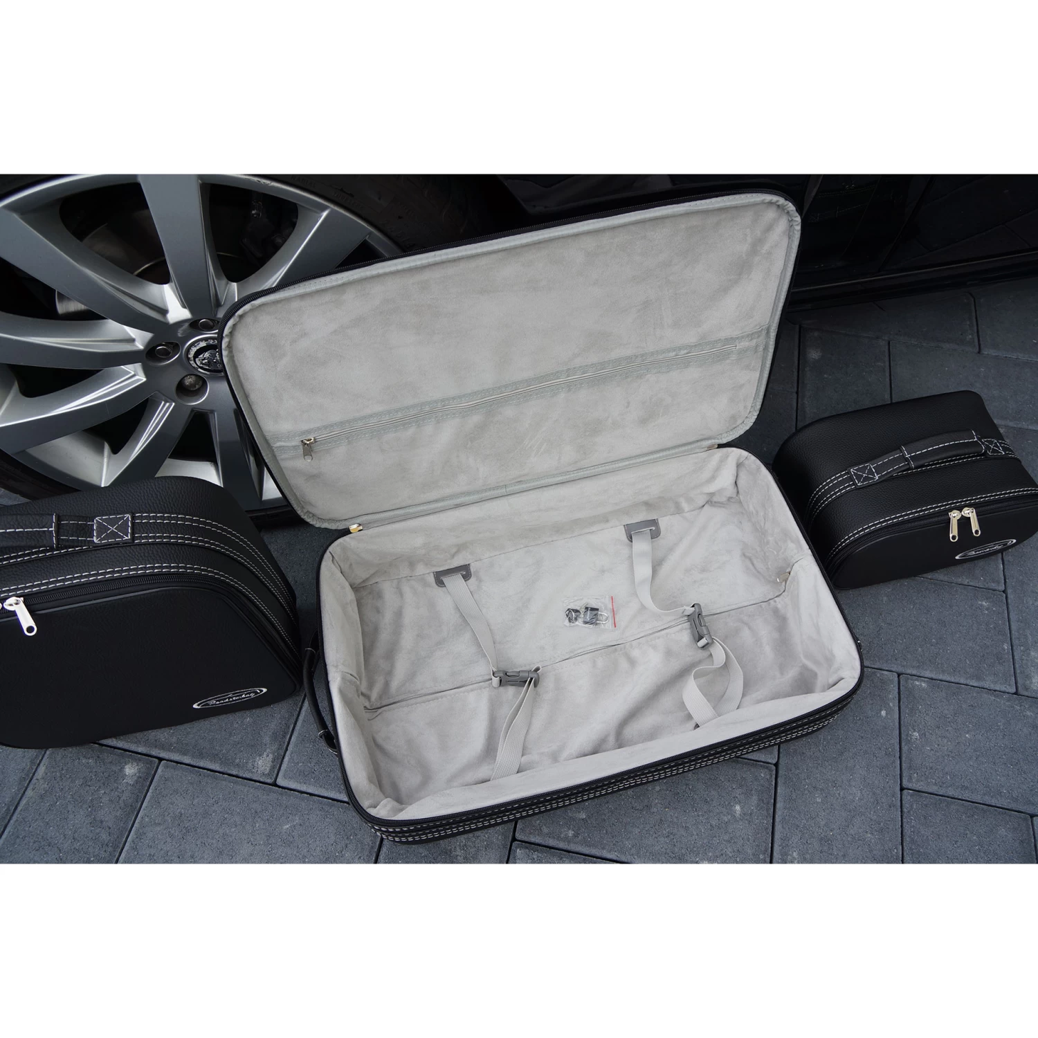 Jaguar XK/XKR Cabrio - 6tlg. Kofferset Kofferraum 7 Jaguar XK/XKR Cabrio - 6tlg. Kofferset Kofferraum – Bild 7