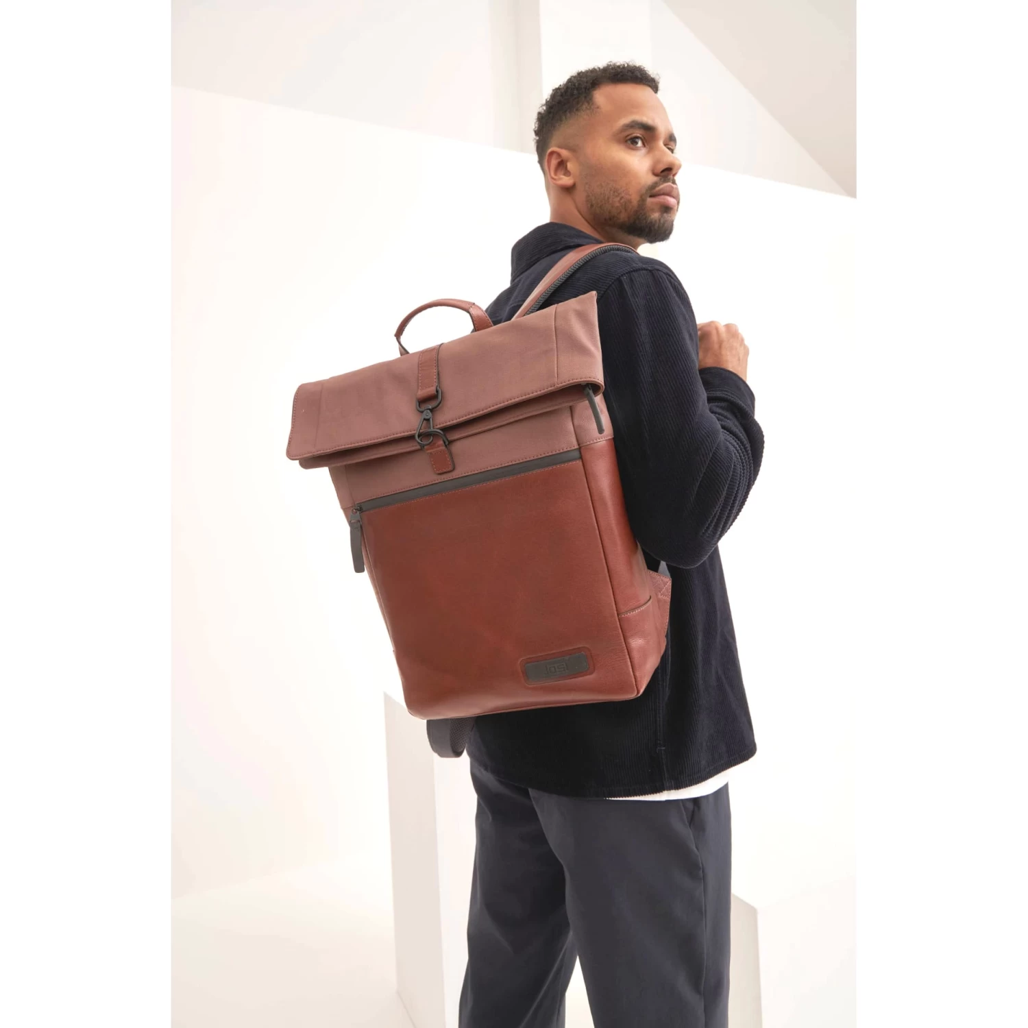 JOST MALMÖ Kurierrucksack - Cognac 8 JOST MALMÖ Kurierrucksack - Cognac – Bild 8