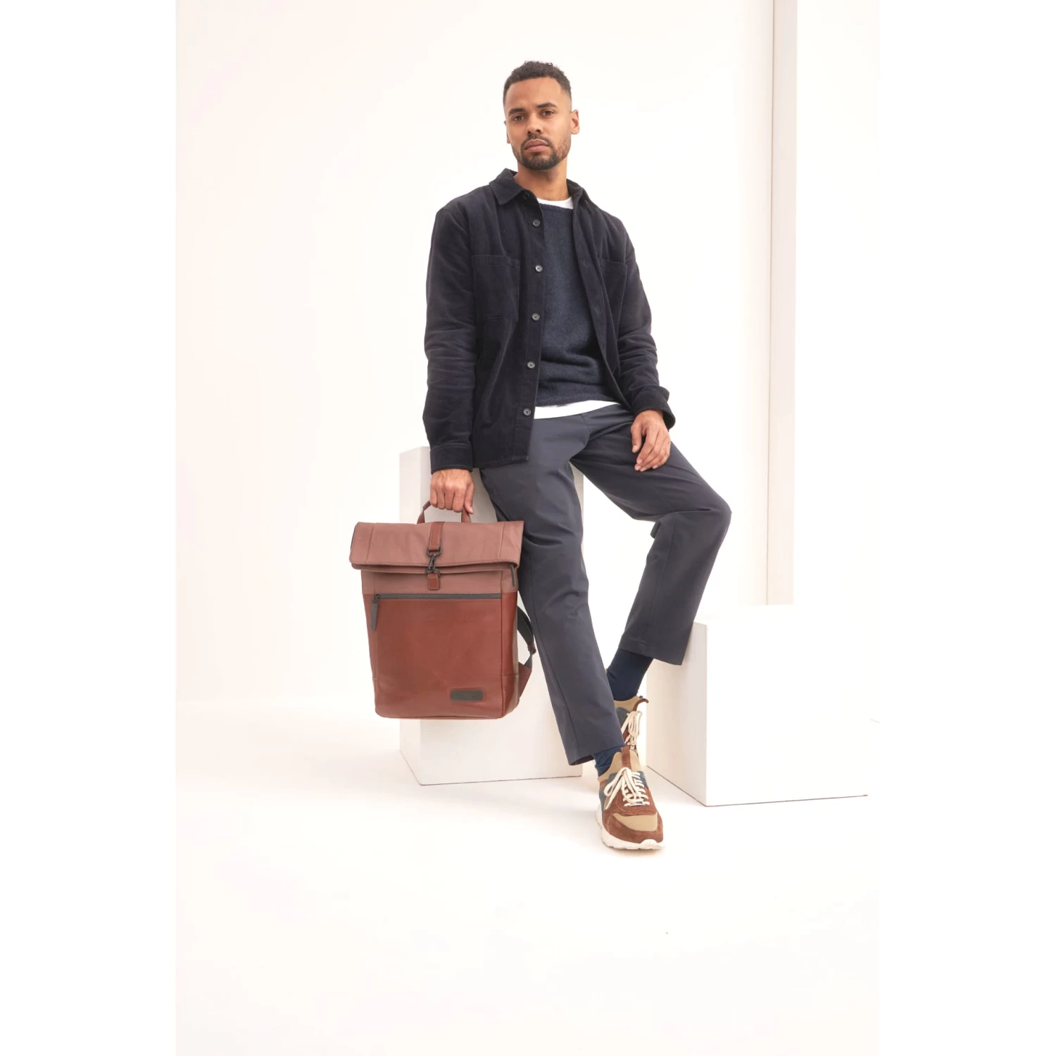 JOST MALMÖ Kurierrucksack - Cognac 9 JOST MALMÖ Kurierrucksack - Cognac – Bild 9