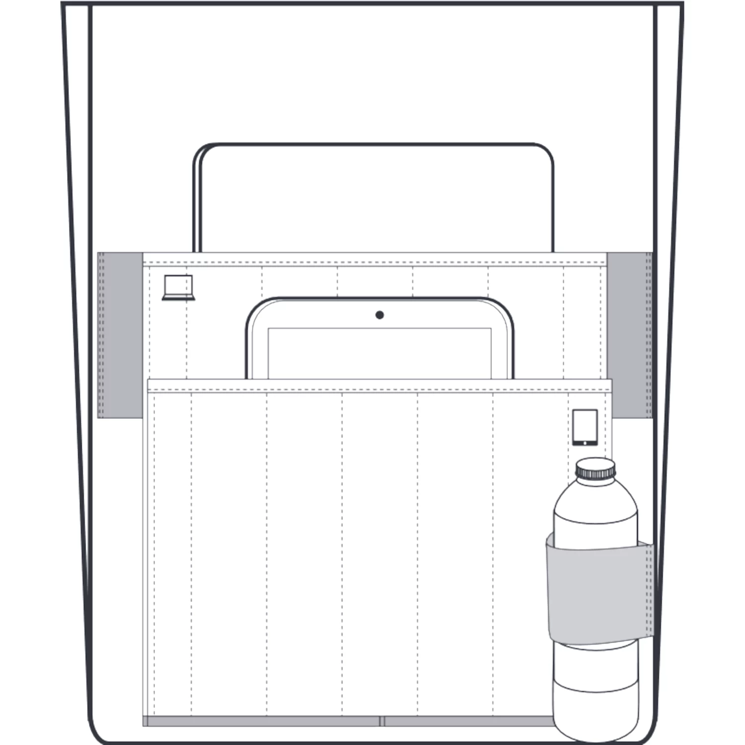JOST STOCKHOLM Kurierrucksack - Schwarz 7 JOST STOCKHOLM Kurierrucksack - Schwarz – Bild 7